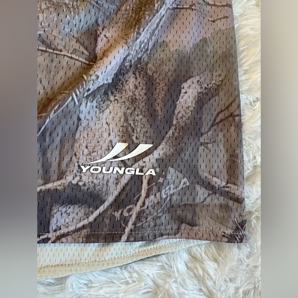 YoungLA Shorts Men’s Camo Athletic Boundle 2pcs XL x 6.5” Workout Gym - Picture 4 of 16